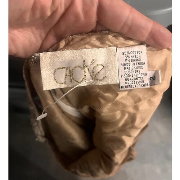 Cache Lace and Sequin Embellished Short Cocktail Mini Dress Size 2 - Picture 5 of 10